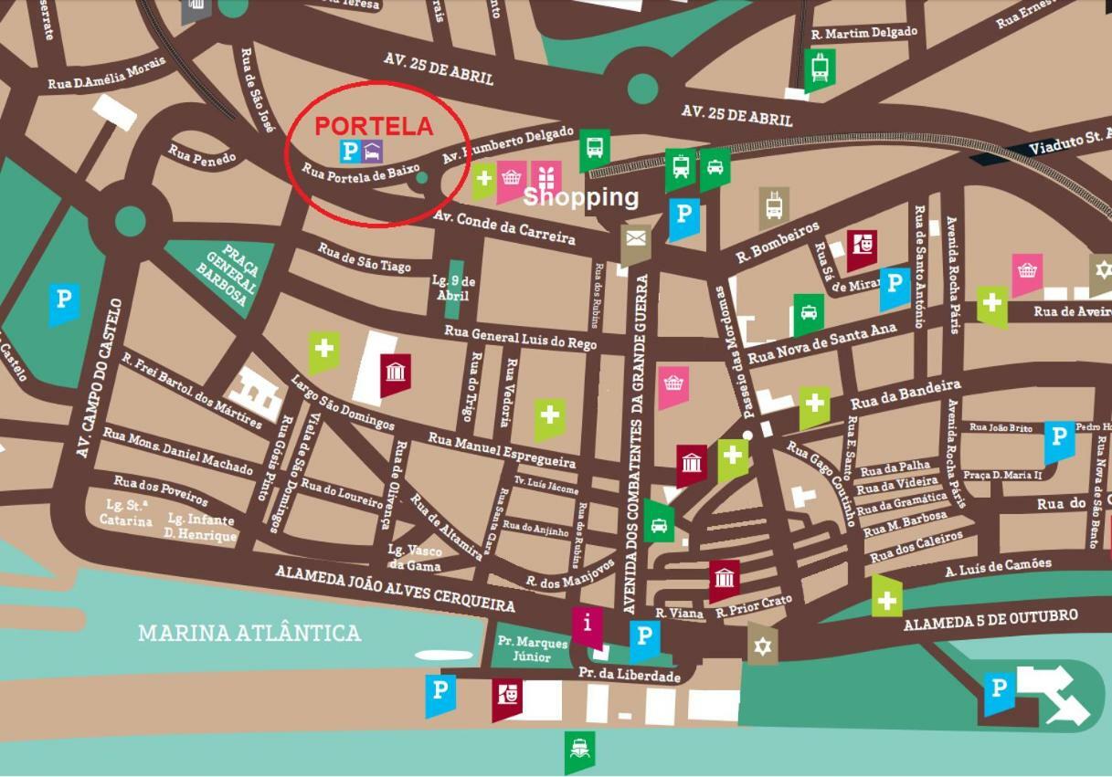 Portela - Apartamento Віана-ду-Каштелу Екстер'єр фото